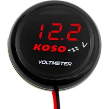 Xifu Shop C Kırmızı LED   Motosiklet Voltaj Ölçer Dijital LED Dcv Mini Voltmetre  Yamaha Xmax Nmax Y15 Zr  (Yurt Dışından)