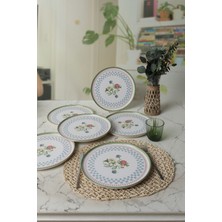 Keramika Rose Line Nordic Servis Tabağı 28 cm 6 Adet 22911