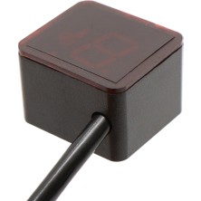 Xifu Shop C Kırmızı Stil Nordson 6 Hızlı Motosiklet Dijital Vites  LED Ekran Vites Kolu Mıknatıs Honda Yamaha Suzuki  (Yurt Dışından)