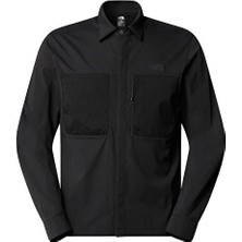 The North Face M L/s Lightrange Shirt Erkek Outdoor Ceketi NF0A8B53JK31 Siyah