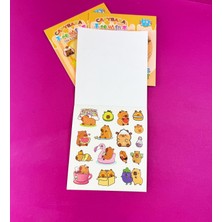 Giftmoda 3'lü Capybara Sticker Book