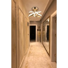 Vino Riserva Model Gold Kaplama Metal Salon Mutfak Oturma Yatak Odası Modern LED Plafonyer Avize