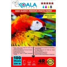 Koala Papers Canon GI-490 G1411 Evertday Premium Parlak 10X15CM Fotoğraf Kağıdı 230 Gr. 100 Adet