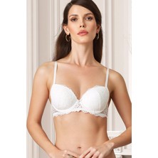 Yeni Pierre Cardin 6201 Milan Balenli Destekli Dantelli Tek Sütyen