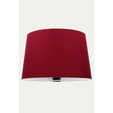 Bordo Konik Başlık Lambader Şapka Kumaş Çap 35 cm AB878