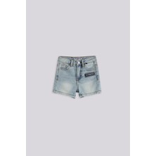 Iceberg Bg Store Erkek Bebek Denim Şort Standart Kalıp ile Rahat Kesim Yazlık Tasarım