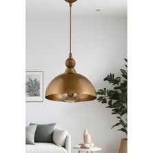 Tekli Piedra Sıvama Metal Sarkıt Avize Eskitme