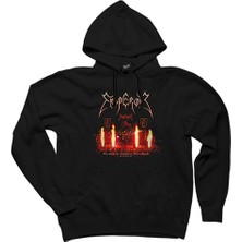 Emperor Live Inferno Siyah Kapşonlu Sweatshirt Hoodie