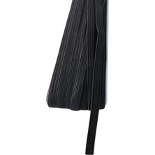 Lastik En 1,5 cm 10 Metre Siyah