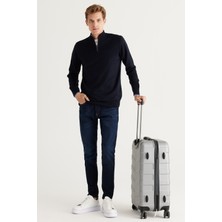 ALTINYILDIZ CLASSICS Gümüş Gri Orta Boy Valiz