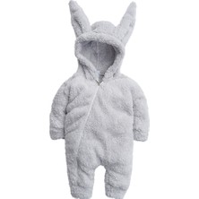 x Ipek Atlas Kız Erkek Bebek Çocuk Peluş Tavşan Tulum