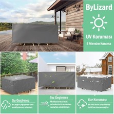 ByLizard Bahçe Mobilya Koruma Örtüsü Branda -Su Geçirmez