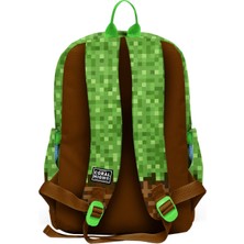 Coral High Kids Yeşil Kahverengi High Craft Desenli 3’lü Okul Çanta Seti SET0123776
