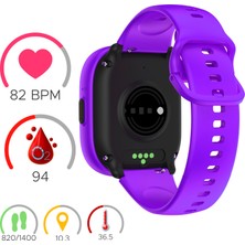 Wiky Watch 5 Plus Akıllı Çocuk Saati - Görüntülü Arama, Gps, Sos, Sağlık Takibi, Güvenli Alan Mor