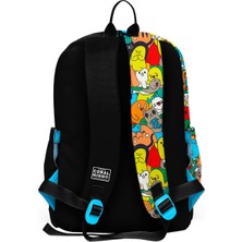 Coral High Kids Siyah Karikatür Desenli 3’lü Okul Çanta Seti SET0123774