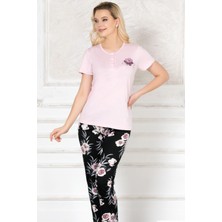 Alperi Kısa Kol Yazlık Modal Pijama Takımı Alperi  78-49