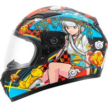 Kask Sway Sw 815K Spırıt Red Blue Full Face