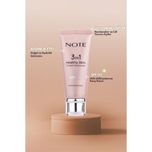 Note Cosmetics 3 İn 1 Healthy Skin Tinted Moisturizer 50 Spf Krem x 2 Adet