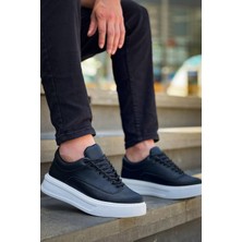 KB-005 Kuback Siyah Cilt Bağcıklı  Günlük Erkek  Ayakkabı