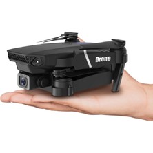 E99 Pro Rc Drone 4K Hd Kamera Katlanabilir Wıfı Fpv Yüksek Performans Siyah Kumandalı Geniş Açı Profesyonel Ufak