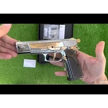 Ekol Es 66 Parlak Beyaz Altın Işlemeli Havalı Airsoft