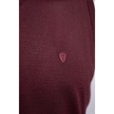 Bordo V Yaka Yaka  Triko