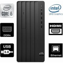 Hp Protower 290 G9 Intel® Core I5-12500 6B2U8EA-453 64GB 256GB Intel UHD Grafik Kartı 770Windows 11 Pro Masaüstü Bilgisayar