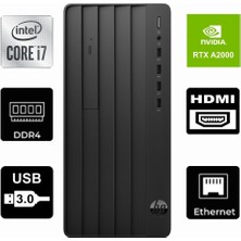 Hp Protower 290 G9 Intel I7-12700KF 6B2U8EA-234 8gb 1tb A2000 12 GB Freedos Masaüstü Bilgisayar