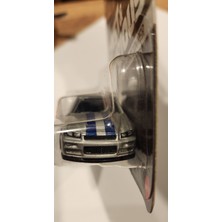 Hot Wheels Brian O'conner 3/5 - Hot Wheels Nissan Skyline Gt-R (BNR34) (1/64) Fast & Furious