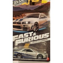 Hot Wheels Brian O'conner 3/5 - Hot Wheels Nissan Skyline Gt-R (BNR34) (1/64) Fast & Furious