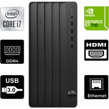 Hp Protower 290 G9 Intel I7-12700KF 6B2U8EA-720 16GB 4tb Quadro Nvidia GT730 4GB Windows 11 Pro Masaüstü Bilgisayar