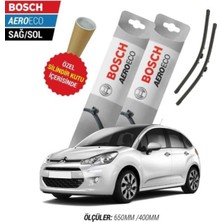 Citroen C3 2013 Silecek Takımı Bosch Aero-Eco Serisi