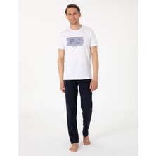 Pierre Cardin Erkek Beyaz Kısakol Pijama Takımı 50314417-600
