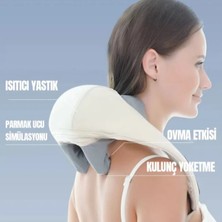MerciTech İnsan Eli Hissi Veren Şarjlı Masaj Aleti Ovmalı, Boyun, Sırt Ve Bacak Masaj Cihazı