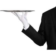 Bando Garson Pandomim Gösteri Merasim Tören Eldiveni Beyaz Renk Esnek Kumaş