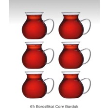 6 Lı Keyfi Ala Borosilikat Çay Bardağı Pinterest Bardak