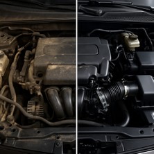 Altın Oran Susuz Motor Temizleme Spreyi 500ML & Demir Tozu Balata Temizleyici 500ML - Kapsamlı Motor ve Jant/boya Bakım Seti