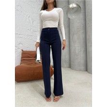 Düğmeli Kumaş Pantolon