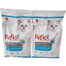 Reflex Somonlu ve Pirinçli Kısırlaştırılmış Kedi Maması 2 kg x 2 Adet