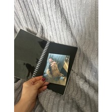 Siyah Sayfalı Defter -Beyazjel Kalem ile