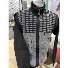 Erkek Triko Fermuarlı Cepli Hırka