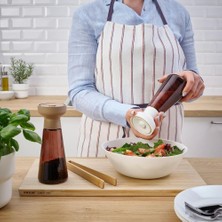 Ikea Havltom Baharat Öğütücü Cam-Kahverengi 19 cm 2 Parça
