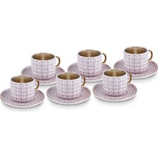 Karaca Braid 6 Kişilik Kahve Fincanı 100 ml