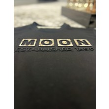 Erkek Çocuk "moon" Baskılı Tişört ve Ribanalı Şort Takımı - %100 Pamuk