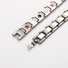 YKD Store Erkekler Ayrılabilir Titanyum Çik Manyetik Terapi Bilezik Takı (Yurt Dışından)