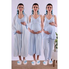 Mavi Hamile Lohusa Set BYL290362