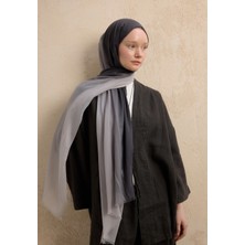 Modal Degrade Şal Antrasit-Gümüş