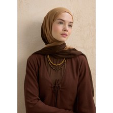 Fresh Modal Degrade Şal Kahve-Camel