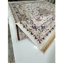 Etnik Desen Halı Beyaz Semerkant Argın Halı