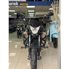 Bajaj Pulsar NS200 Özel Yapım Mat Siyah 6 Takozlu Koruma Demiri